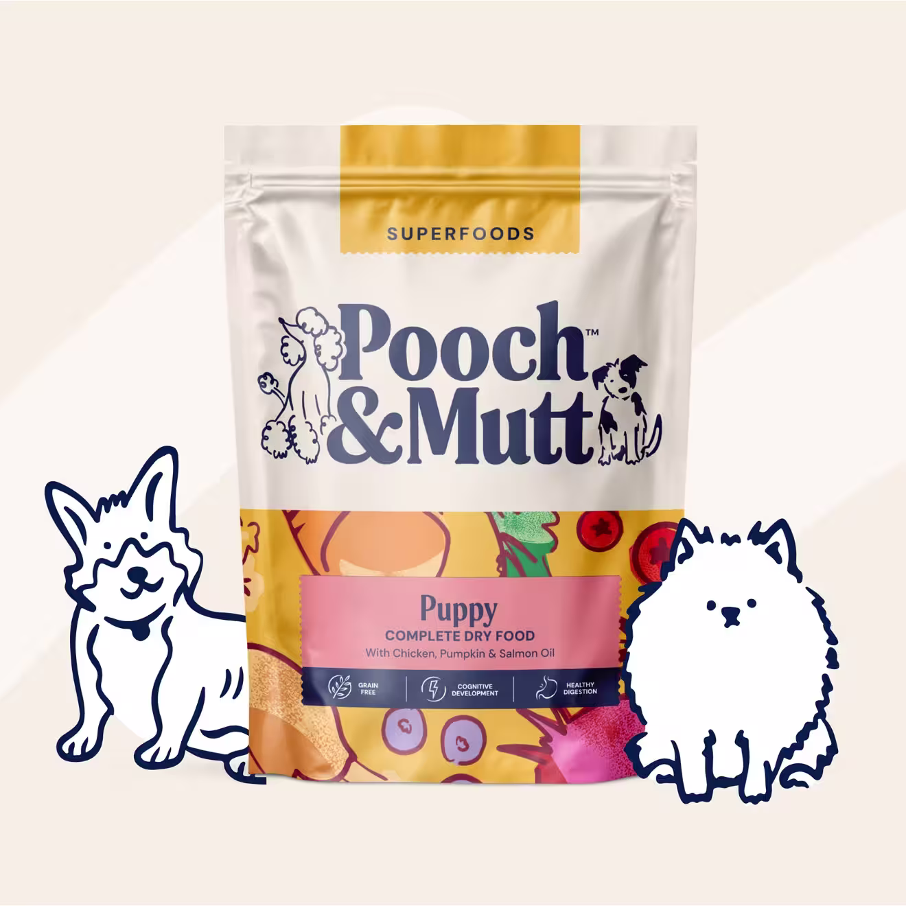 Essential goodness for growing pups.
