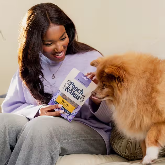 Danielle with dog