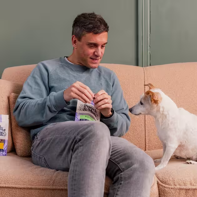 Paul with dog