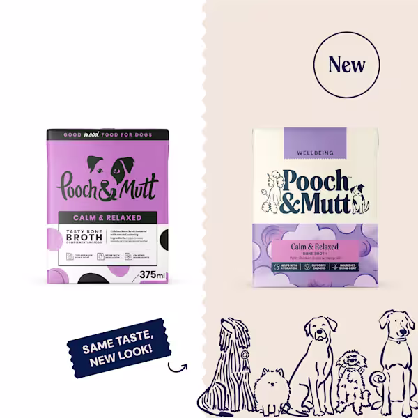 P&M NEW vs OLD BONE BROTH WELLBEING CALM & RELAXED