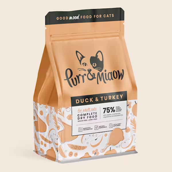 Duck & Turkey Dry Cat Food