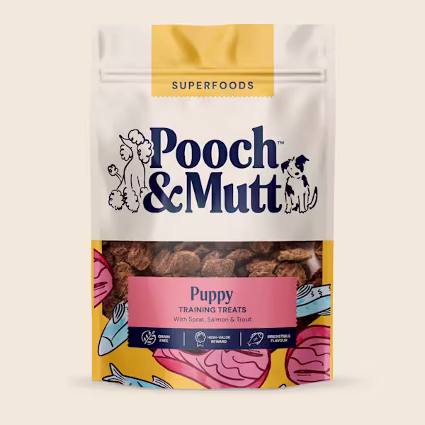 SUPERFOODS PUPPY FISH TRAINGING TREATS 80g Cream 2000x2000